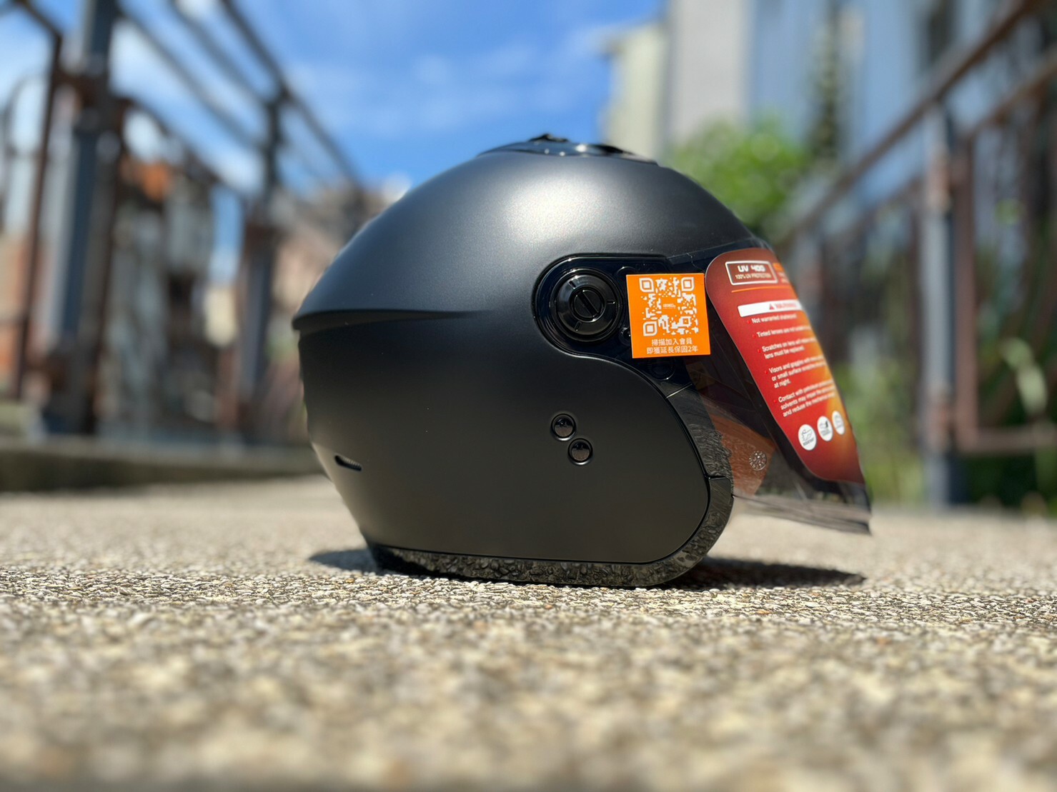 SOL SO-12 素色 消光黑 3/4罩