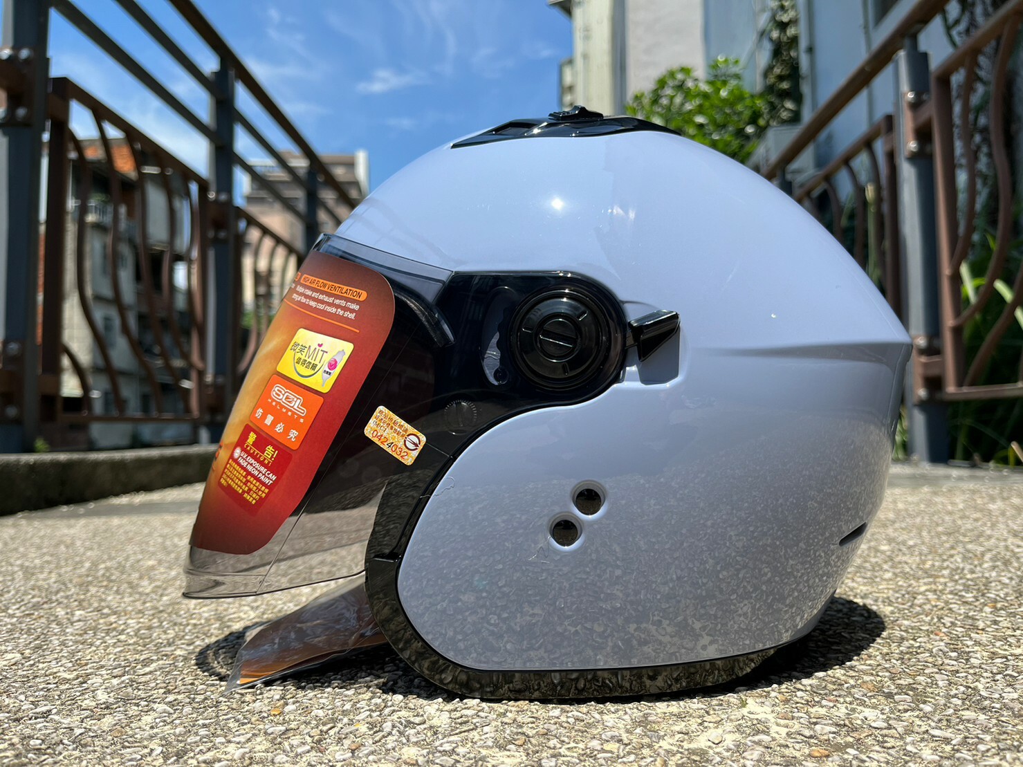 SOL SO-12 素色 暮夜藍 3/4罩