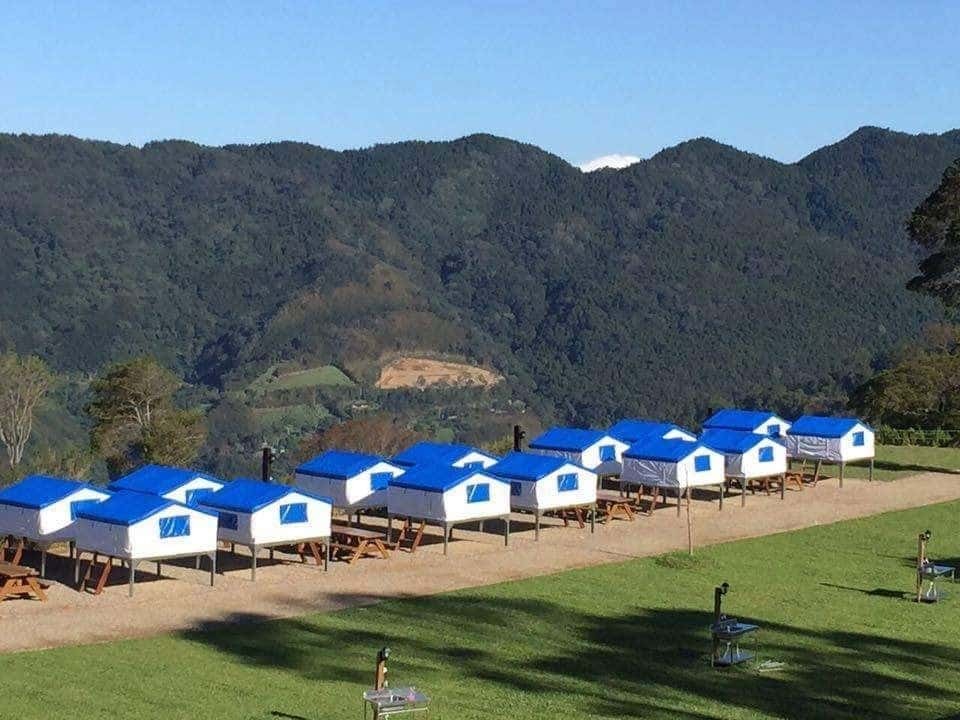 新竹尖石親子露營區-自然野趣露營區 空中帳篷