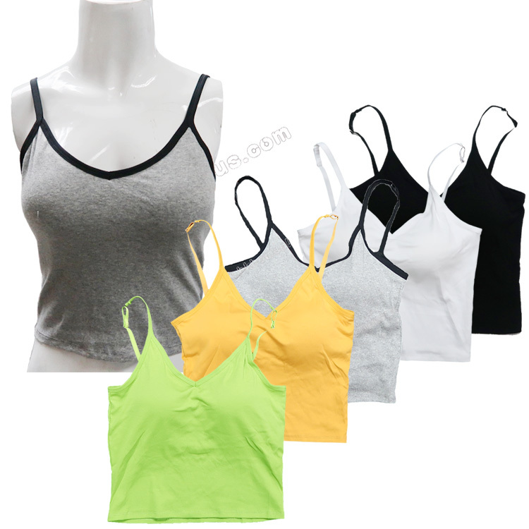 女裝帶胸墊吊帶胸衣