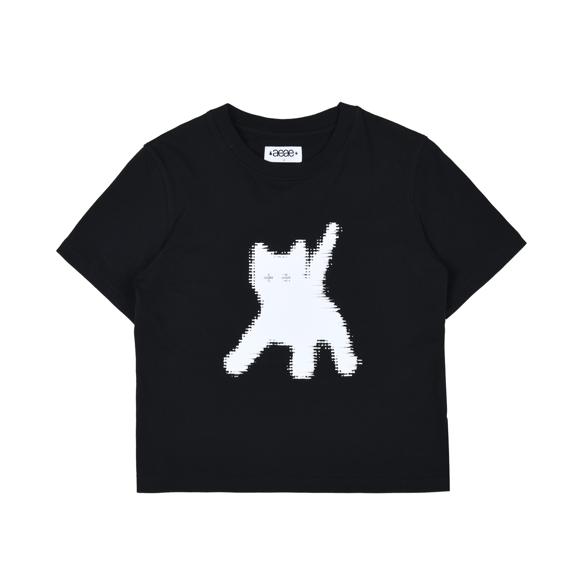 ★AEAE★ FLASHED CATS EYE CROP TSHIRTS Yellow A231WTS02YE MUSINSA | AEAE FLASHED CATS EYE CROP T-SHIRTS [Yellow]