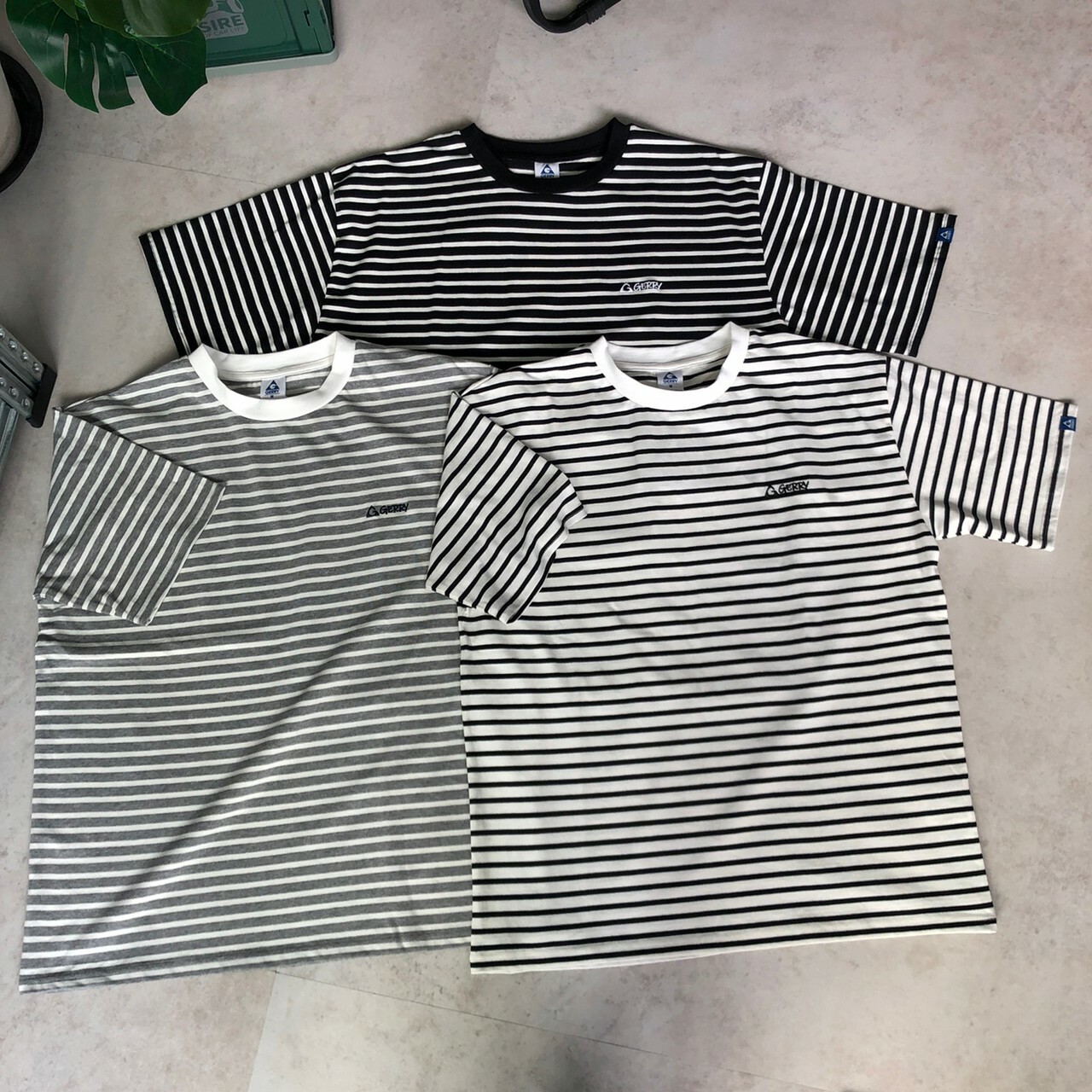 GERRY條紋短袖Tee GE23SU05