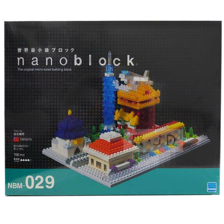 日本Kawada】Nanoblock 迷你積木- 台北城市250 NBM-029