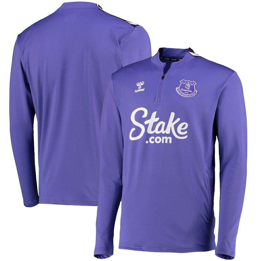 2022 Everton Training 1/4 Zip Top Purple