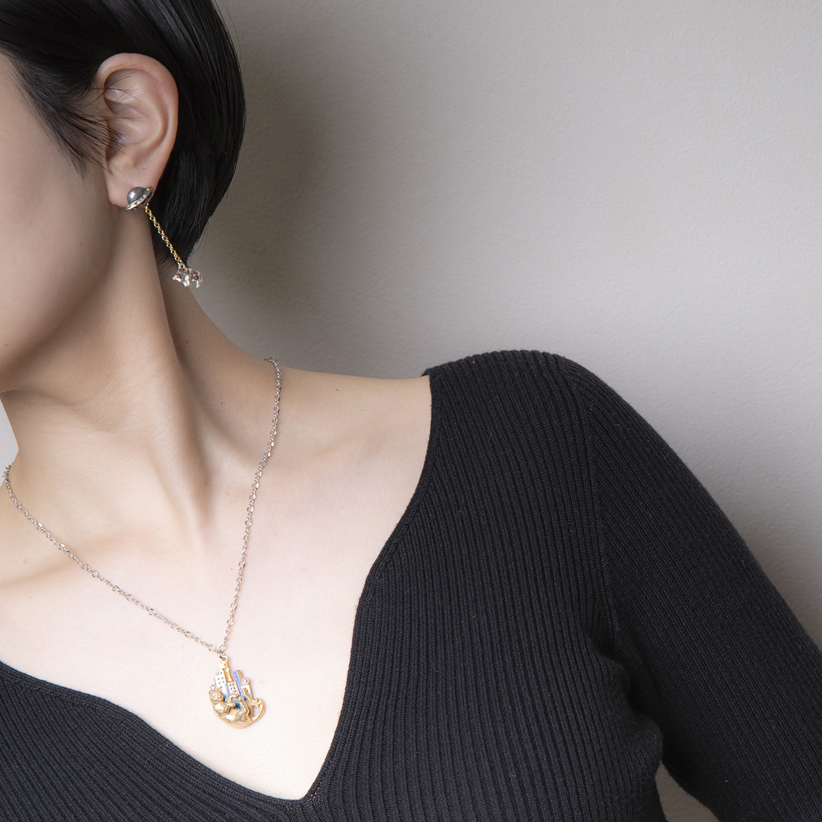 Palnart Poc 冒險家貓咪小鎮探險頸鏈