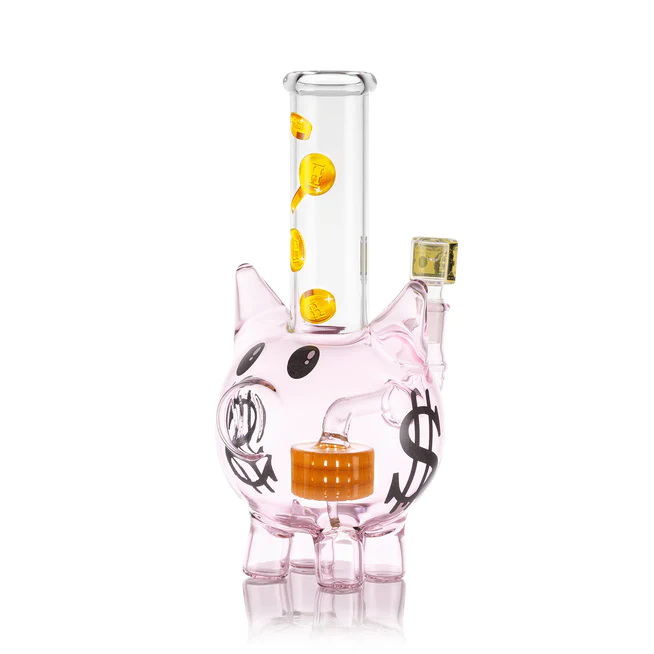 PIGGY BANK XL BONG 9.5" BY HEMPER