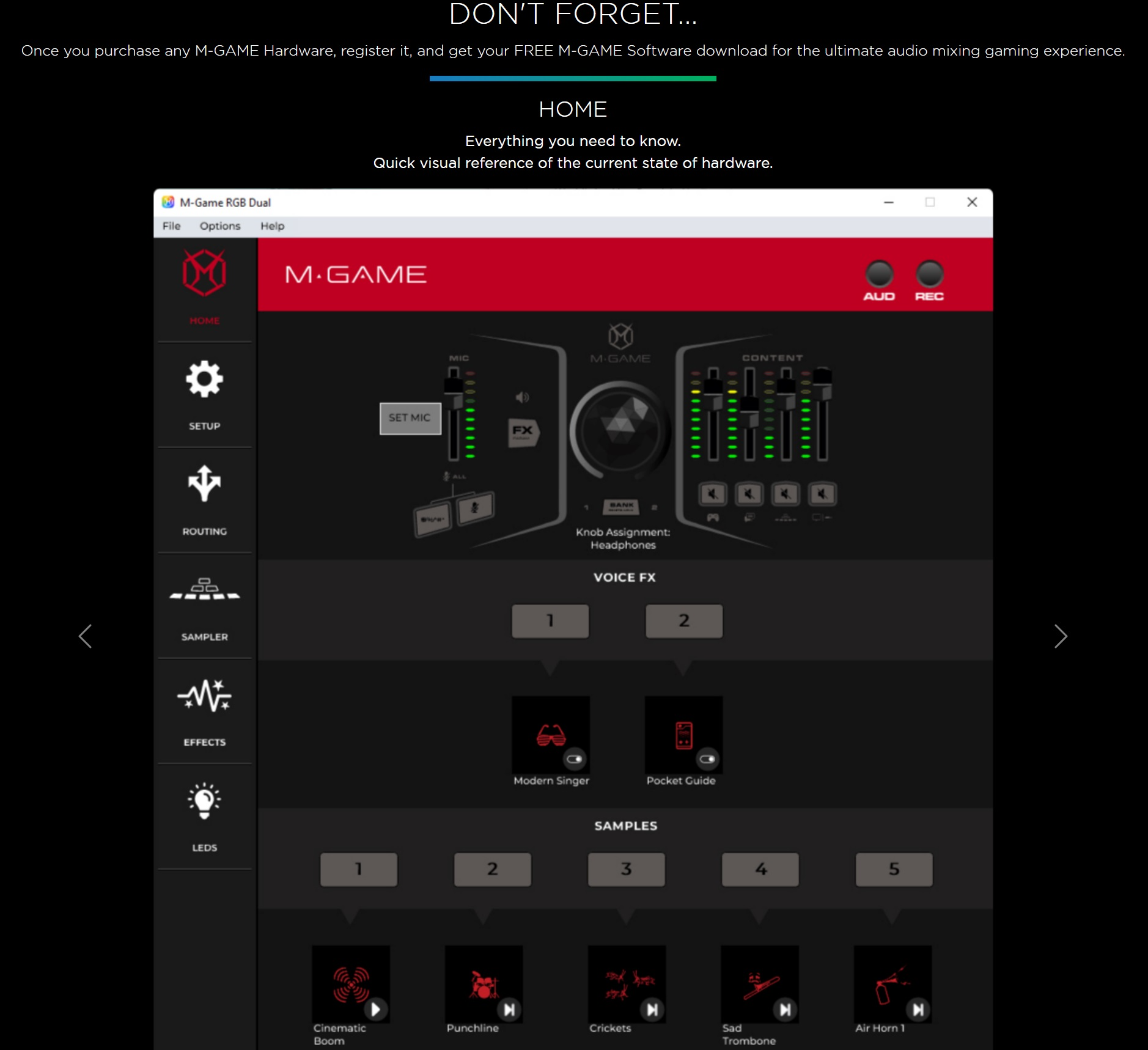 M-Audio M-audio M-Game RGB Dual 2軌 雙USB 遊戲直播 混音器 錄音介面 第 4 張圖片｜三峽錄音 / 音響