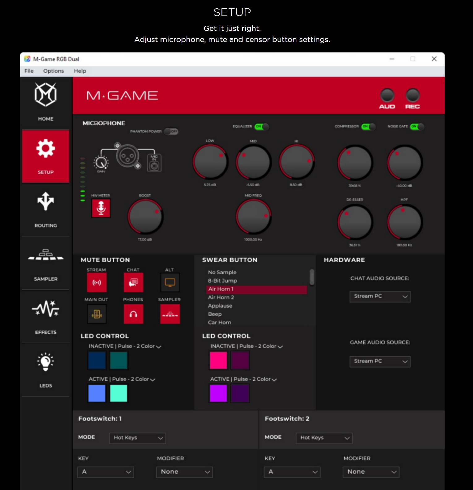 M-Audio M-audio M-Game RGB Dual 2軌 雙USB 遊戲直播 混音器 錄音介面 第 6 張圖片｜三峽錄音 / 音響