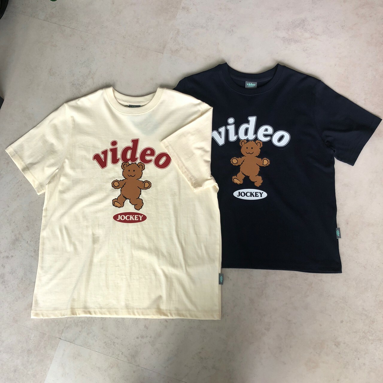 Video Jockey 韓國印刷小熊短袖Tee VJ23A301