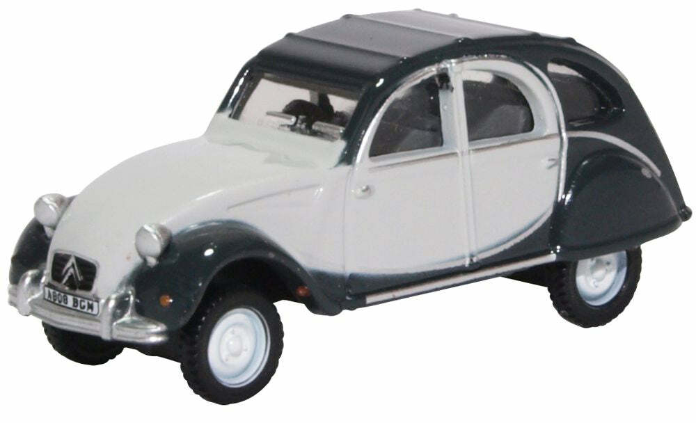 Oxford 76CT006 1:76 Citroen 2CV Charleston Cormorant Grey Midnight Grey