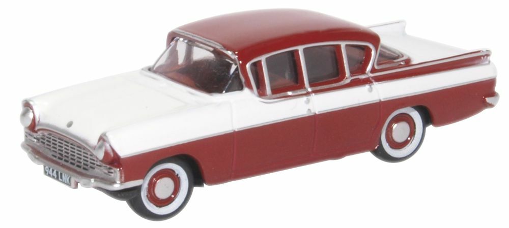Oxford 76CRE009 1:76 Vauxhall Cresta Venetian Red Polar White