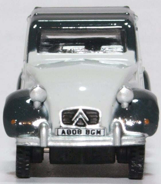 Oxford 76CT006 1:76 Citroen 2CV Charleston Cormorant Grey Midnight Grey