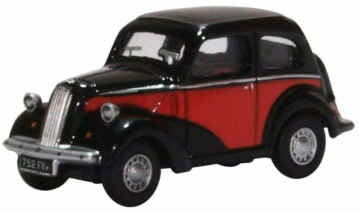 Oxford 76FP006 1:76 Ford Popular Red/black 福特汽車.黑紅