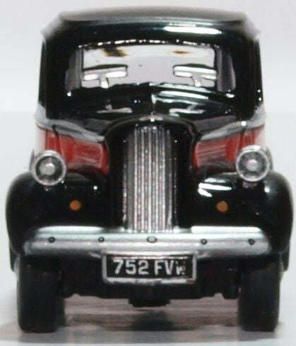 Oxford 76FP006 1:76 Ford Popular Red/black 福特汽車.黑紅