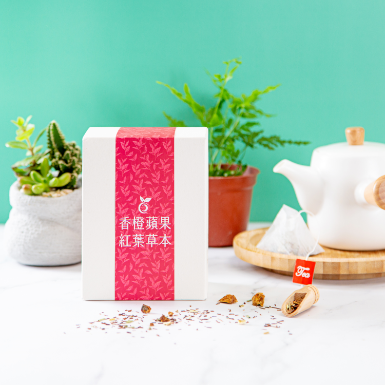 香橙蘋果紅葉草本茶