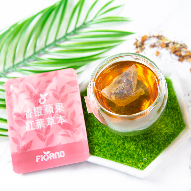 香橙蘋果紅葉草本茶