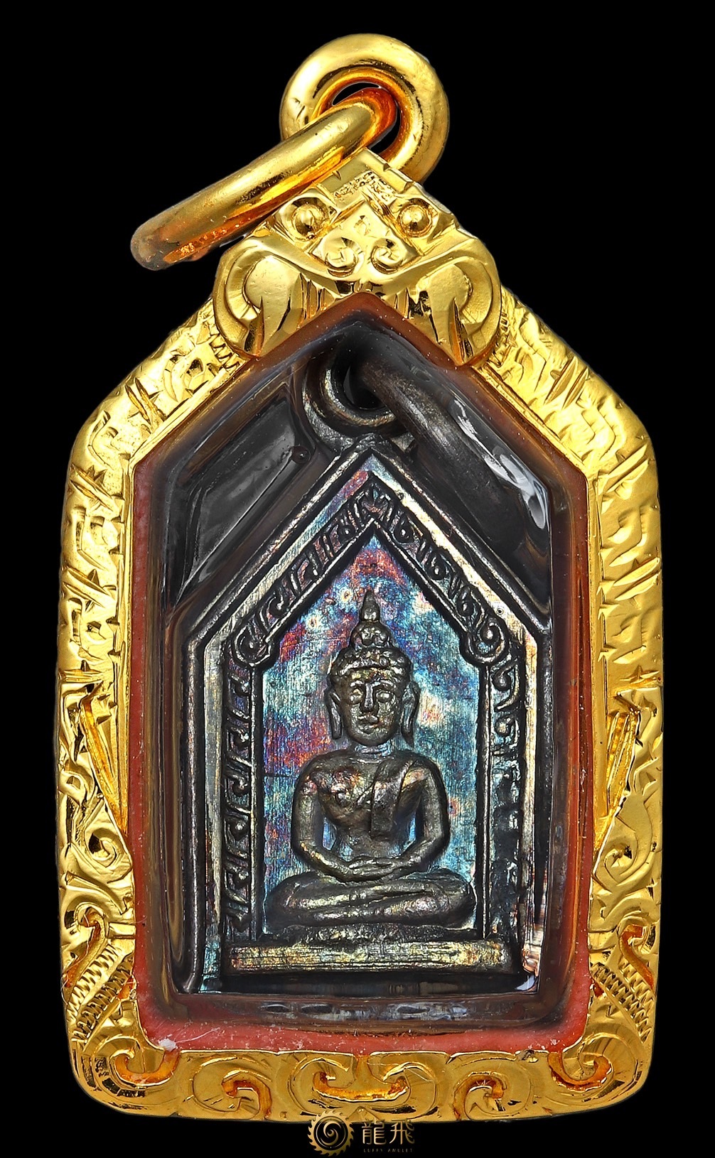 第一期頂級稀少純銀坤平極美品—阿贊仲猜吉力-佛歷2504年