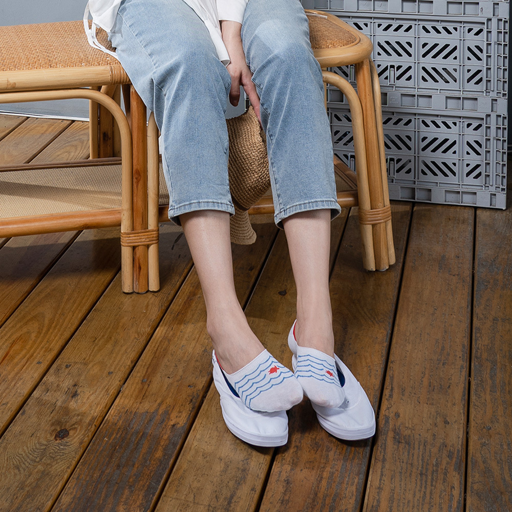 《鴨川納涼時》鴨川白-深口隱形-M〈除臭/不滑脫膠條〉