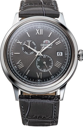 萬年鐘錶 - 東方錶  ORIENT   Multi-Eyes 羅馬字經典錶盤兩眼機械錶  RA-AK0704N  錶徑 : 40.5mm