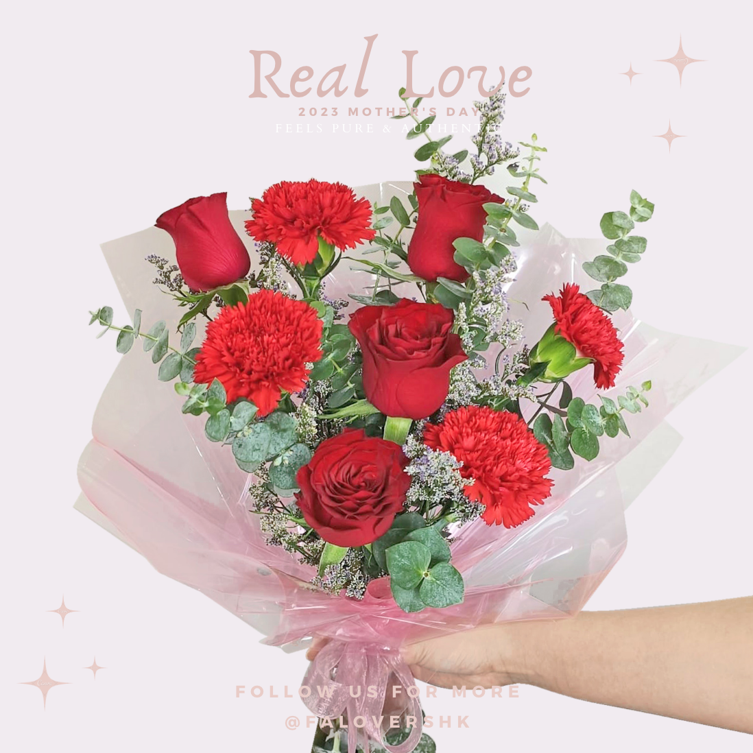 鮮花束組合 (一套三束)