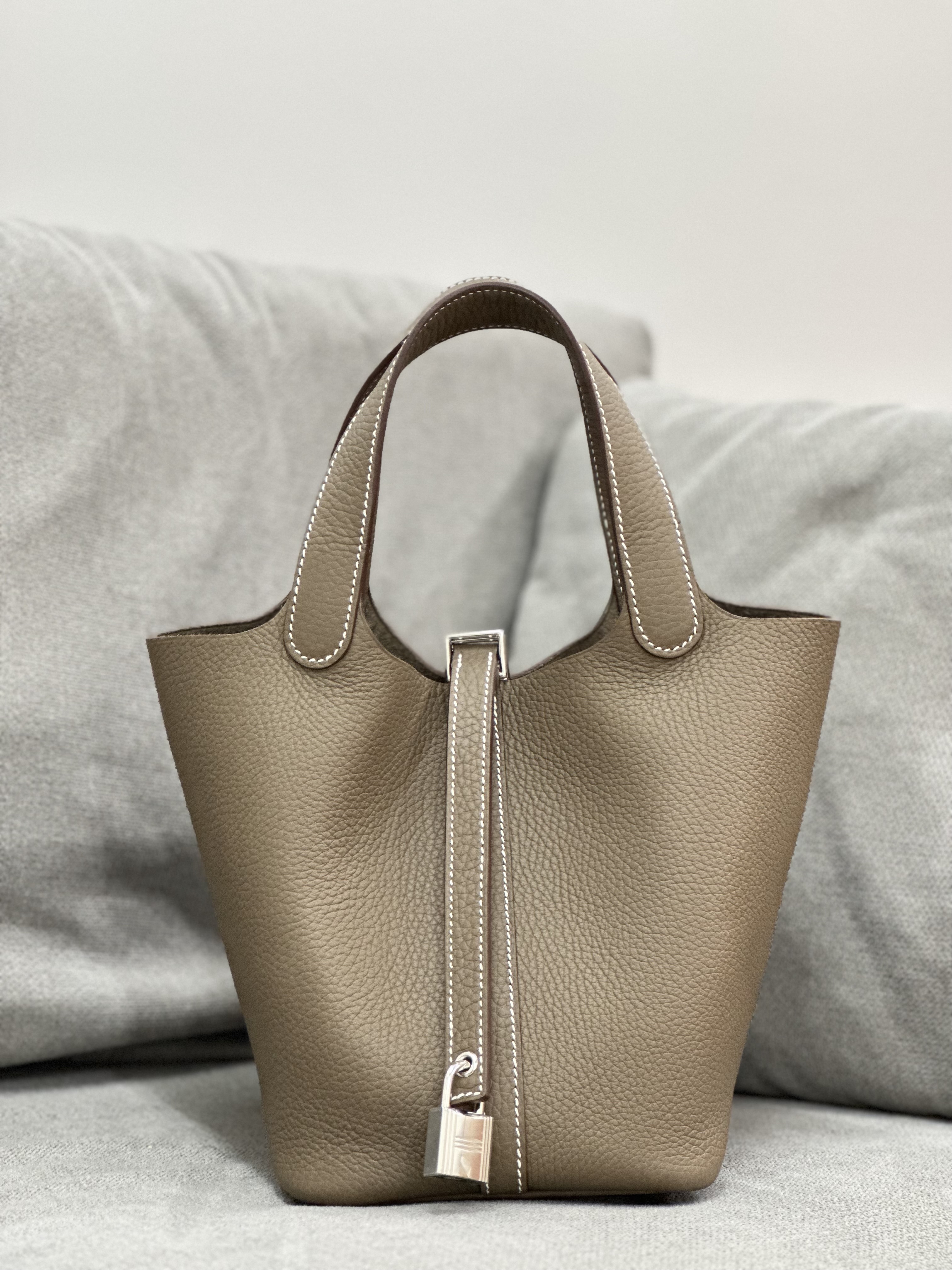 Hermes picotin 18 etoupe 銀扣