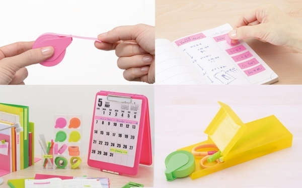 輕巧攜帶型標籤便利貼紙捲/YAMATO/JAPAN