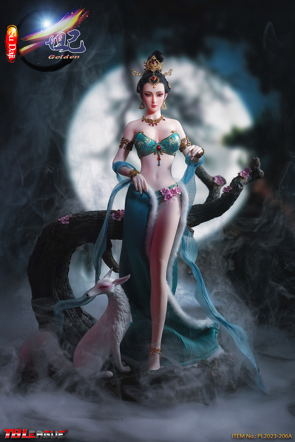 [訂金] TBLeague : 1/6 PL2023-206A 妲己 (金色版)