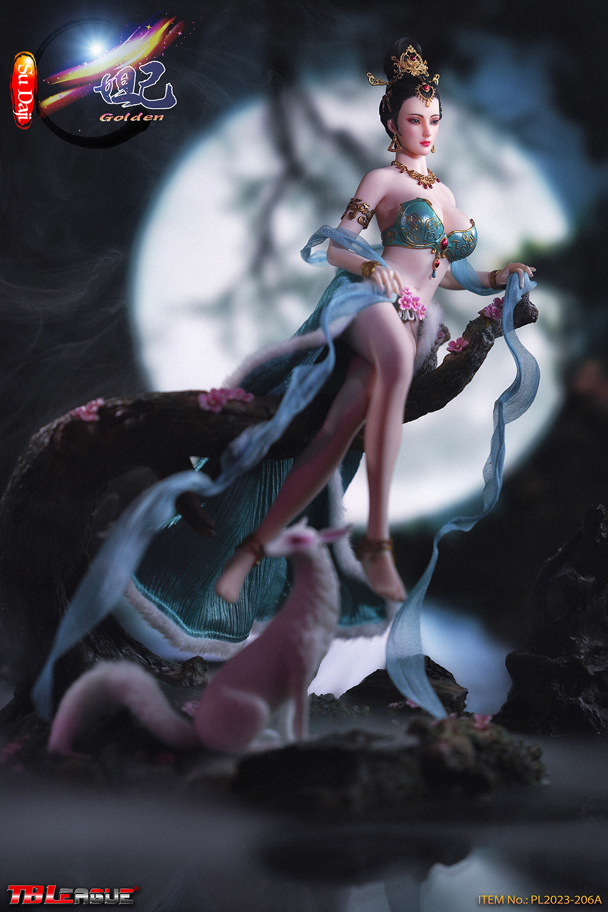 [訂金] TBLeague : 1/6 PL2023-206A 妲己 (金色版)