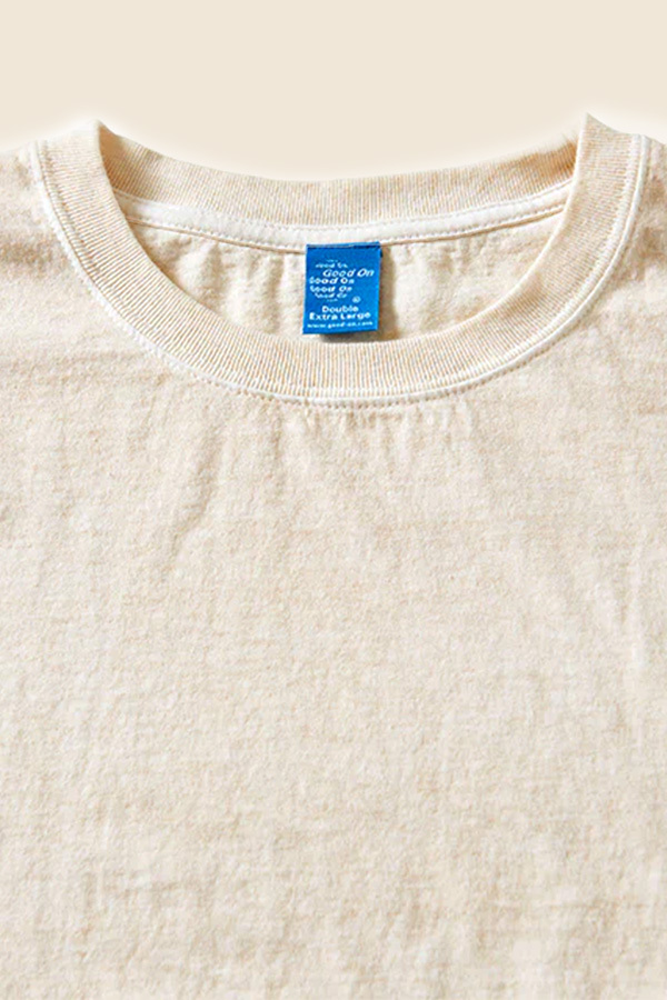 GOOD ON - 經典圓領上衣 (米色)