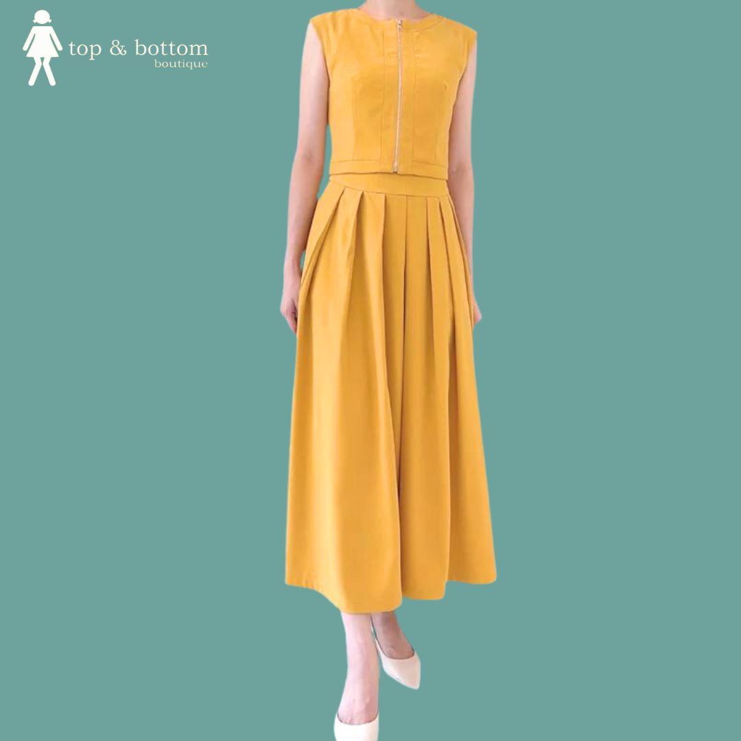 HIGH WAISTED LONG SKIRT