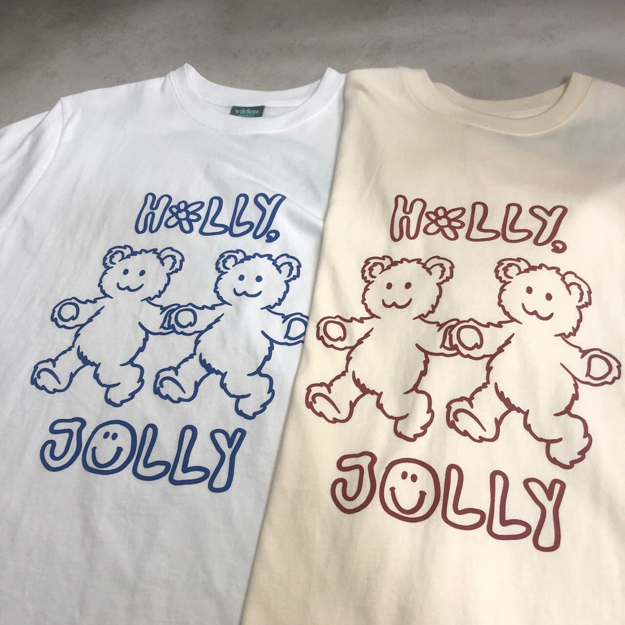 Video Jockey韓國 牽手小熊短袖Tee VJ23A309