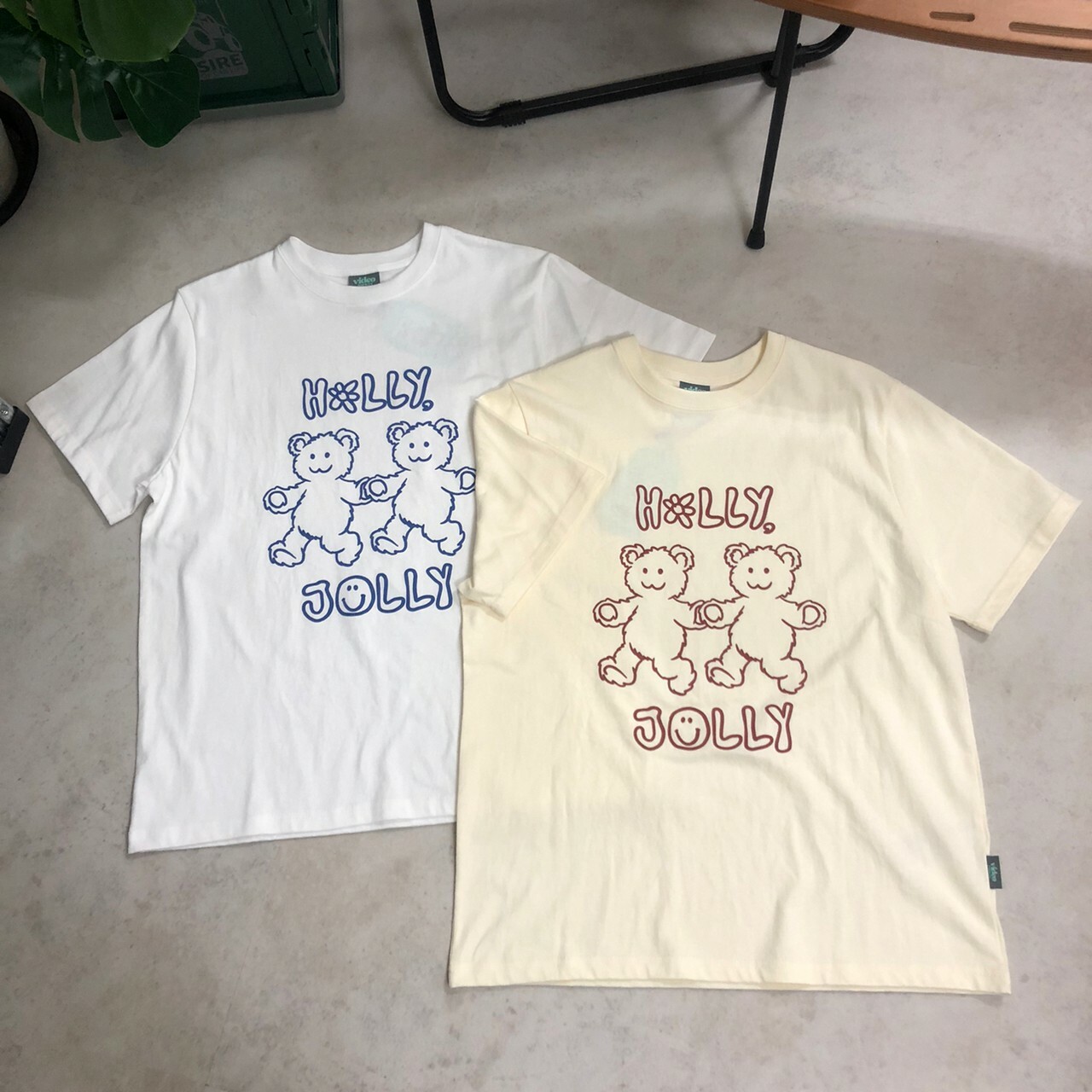 Video Jockey韓國 牽手小熊短袖Tee VJ23A309