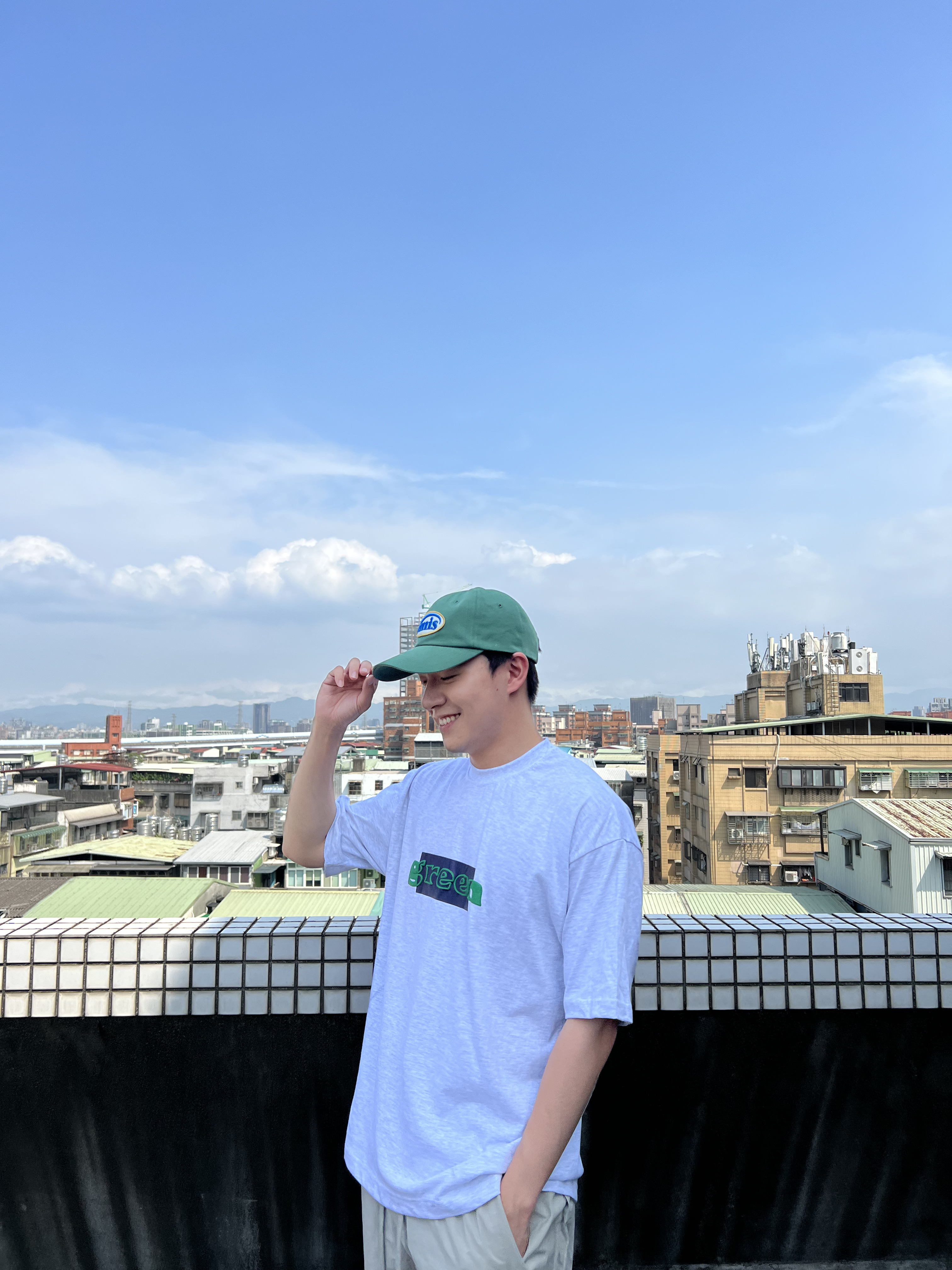 現貨｜Green撞色寬鬆T