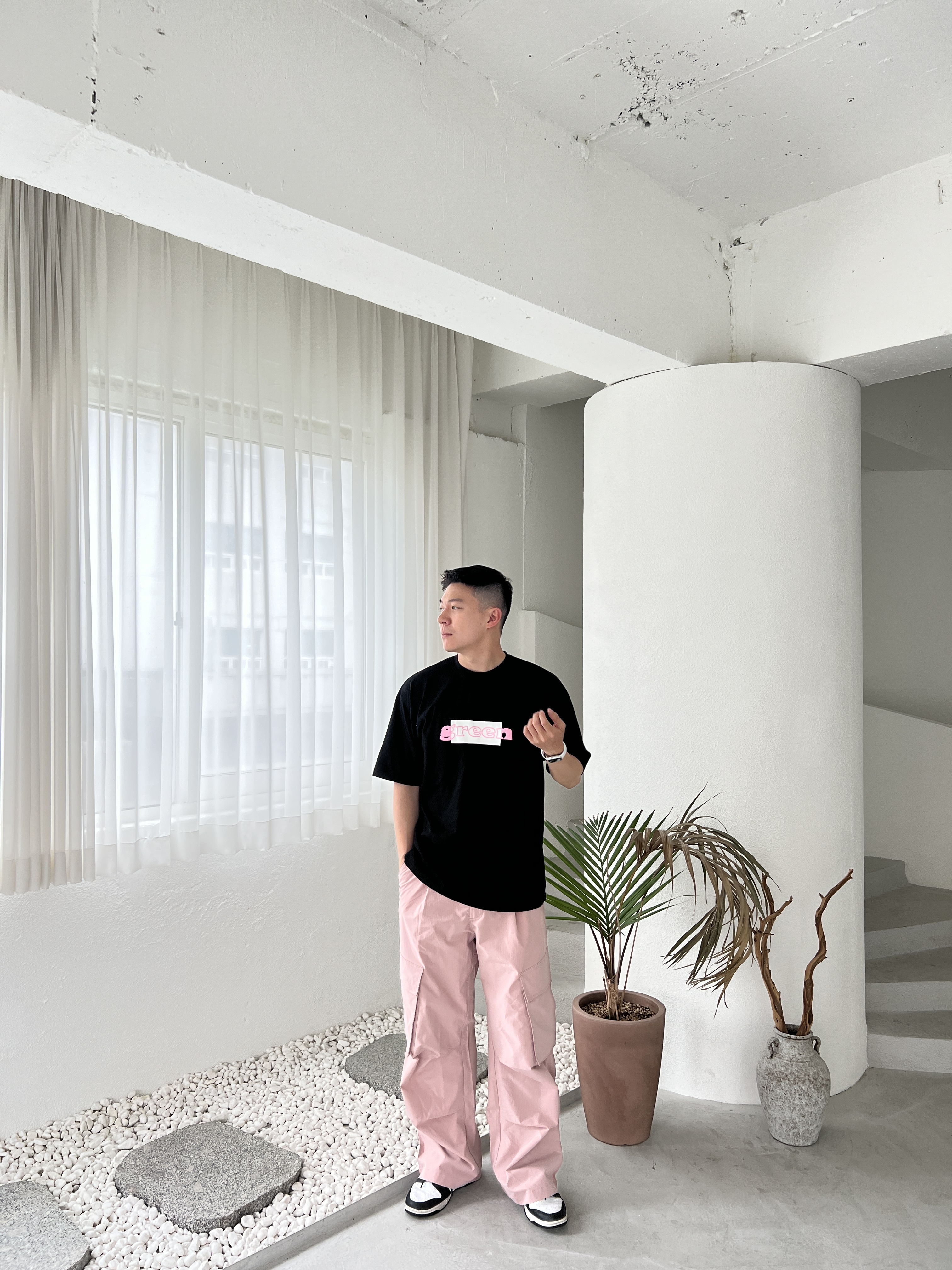 現貨｜Green撞色寬鬆T