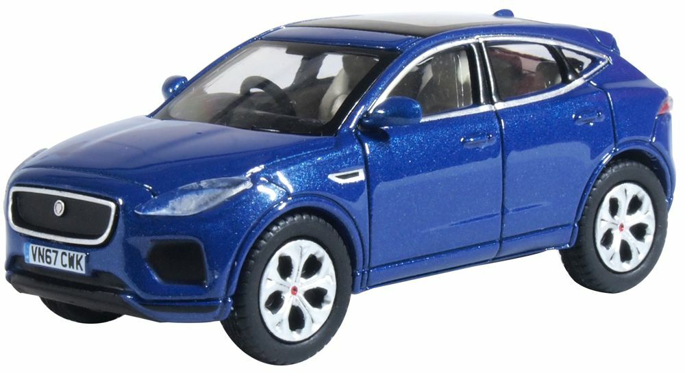 Oxford 76JEP001 1:76 Jaguar E Pace Caesium Blue 捷豹休旅車.藍