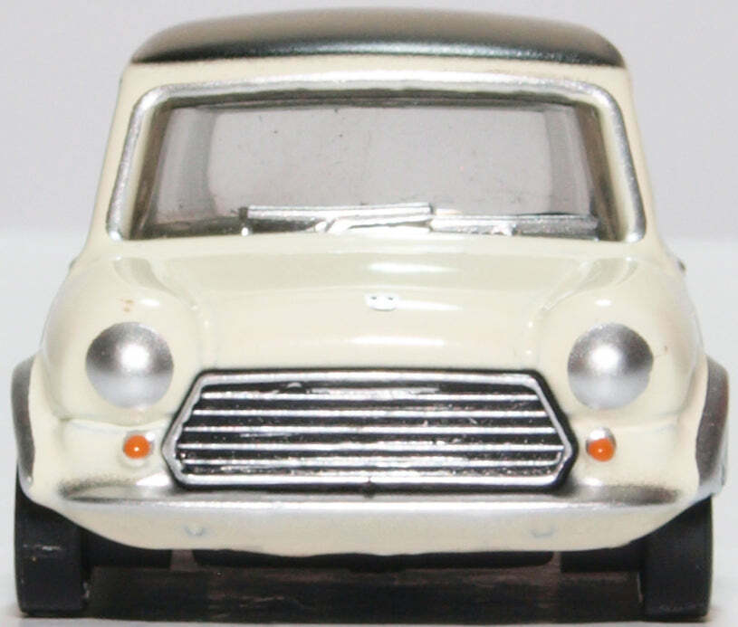 Oxford 76MCS004 1:76 Mini Cooper S MkII Snowberry White/black BMW.白黑