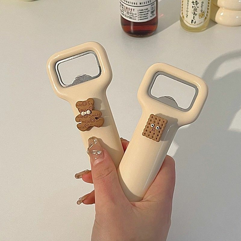 《2131》小熊餅乾奶油色開瓶器