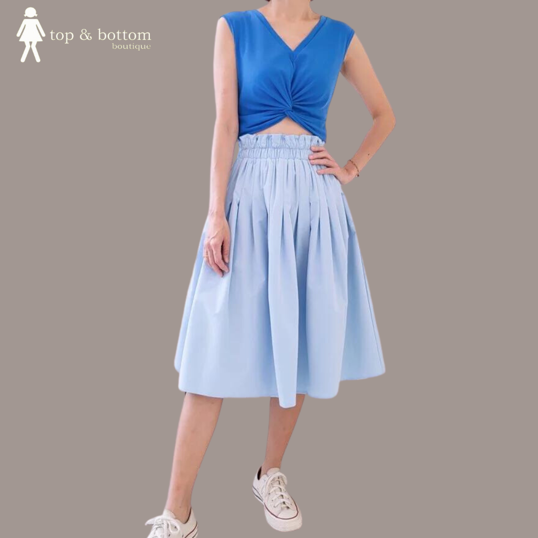 PAPERBAG WAIST ALINE SKIRT