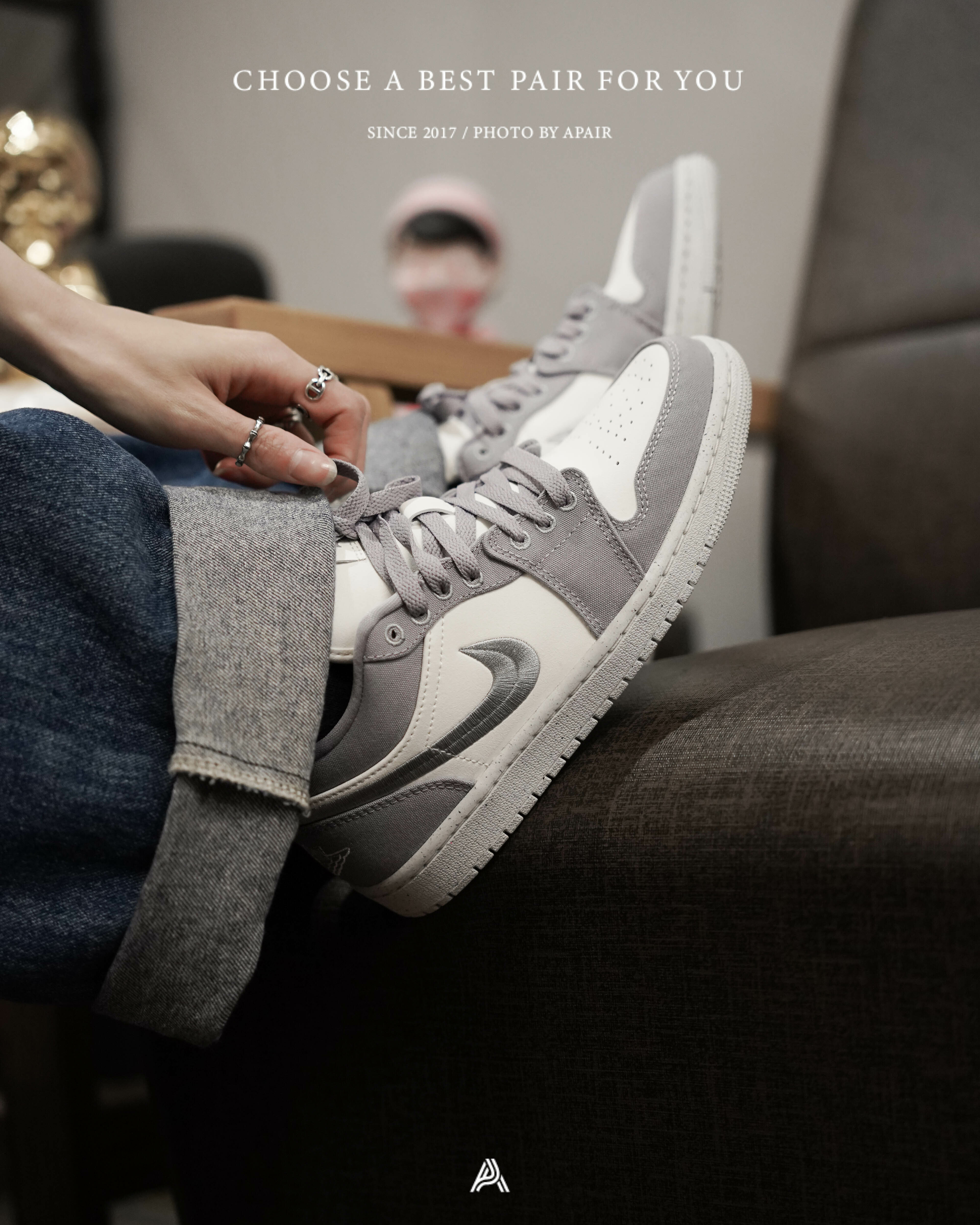 APAIR】 Air Jordan 1 Low SE Light Steel Grey DV0426-012