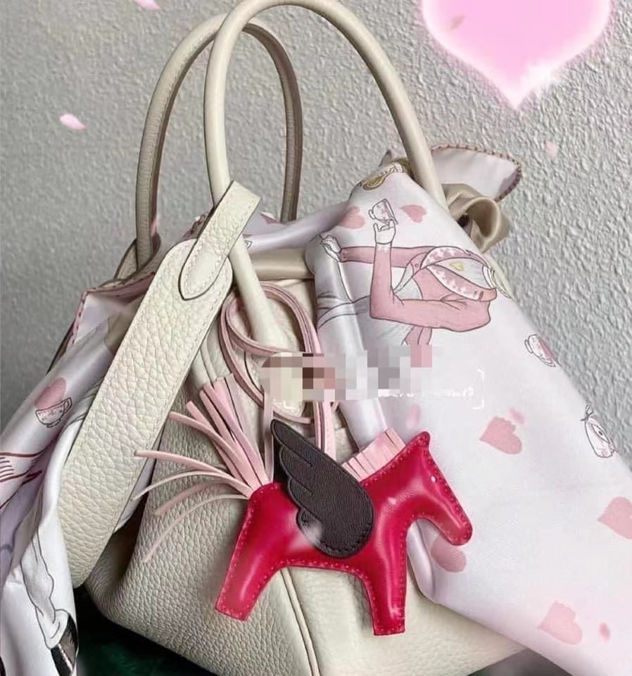 HERMES PM 飛馬 覆盆子 X 櫻花粉 B31-M