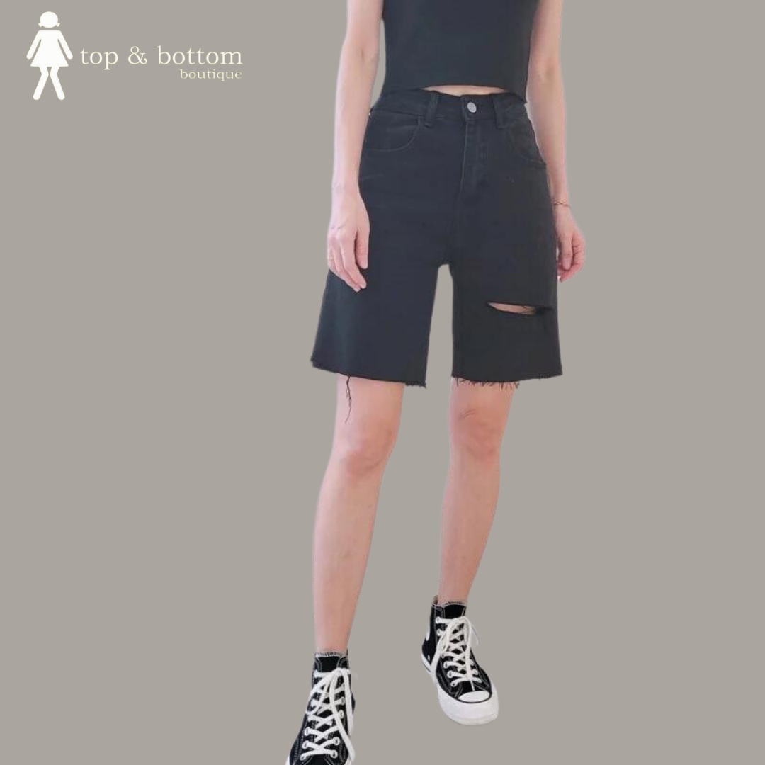 MID LENGTH BERMUDA JEANS