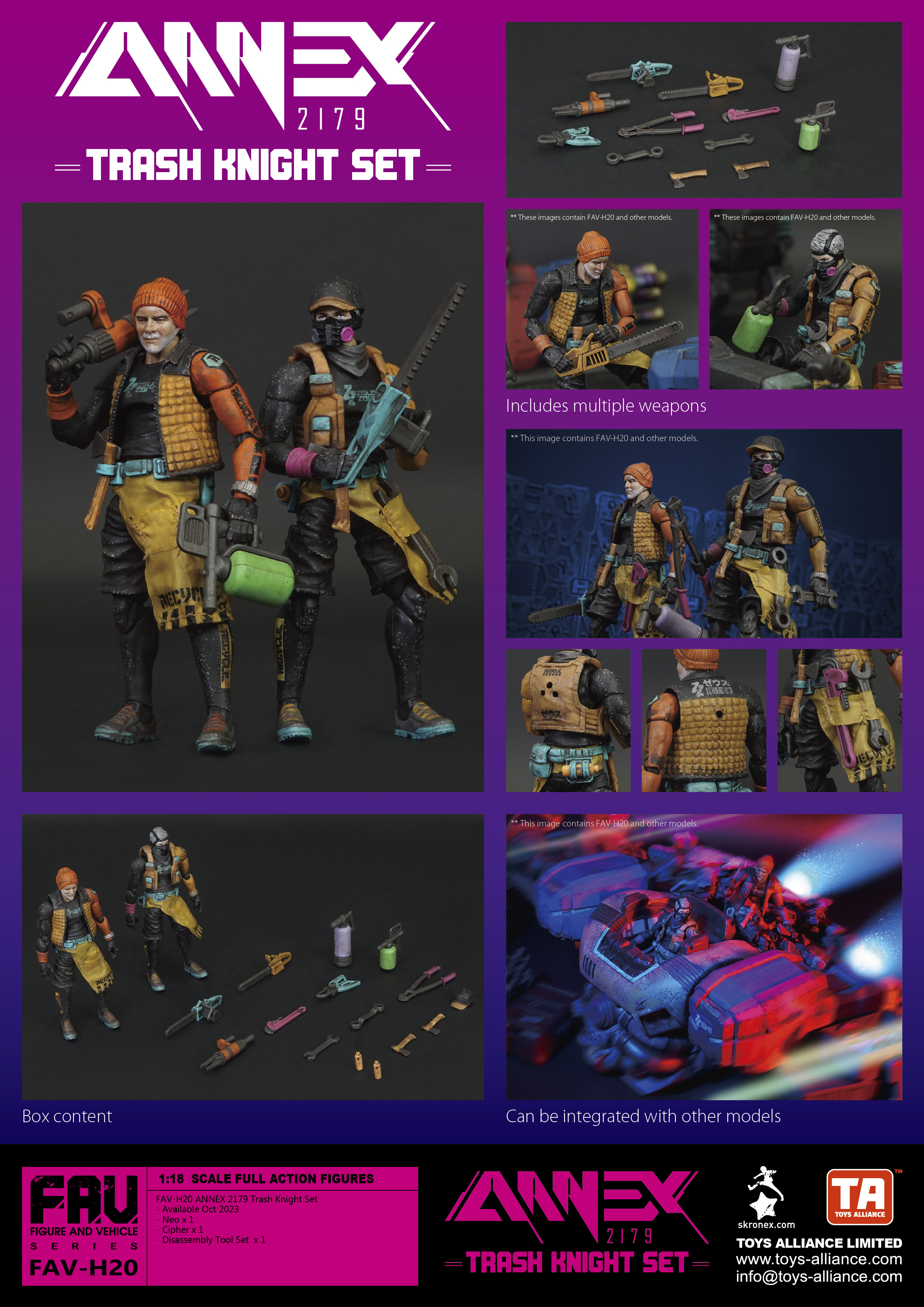 Toys Alliance : FAV-H20 廢品騎士套裝 (Annex 2179)