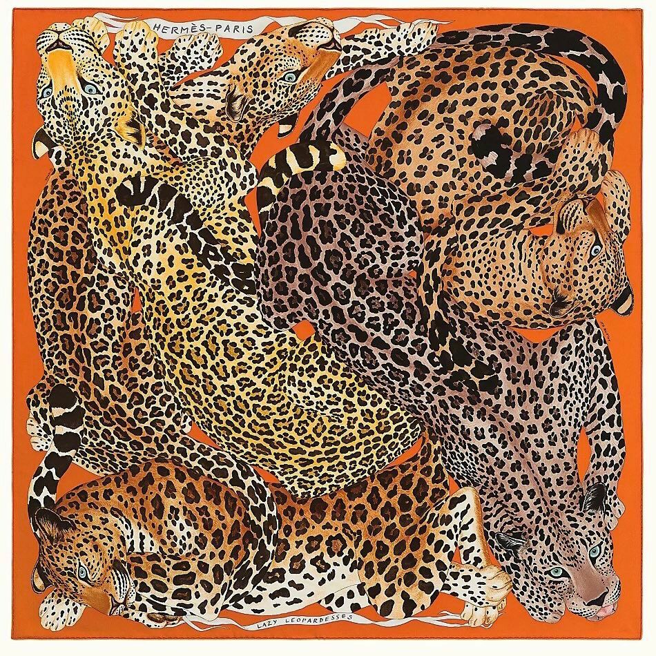 HERMES 90X90 絲巾 B46-M