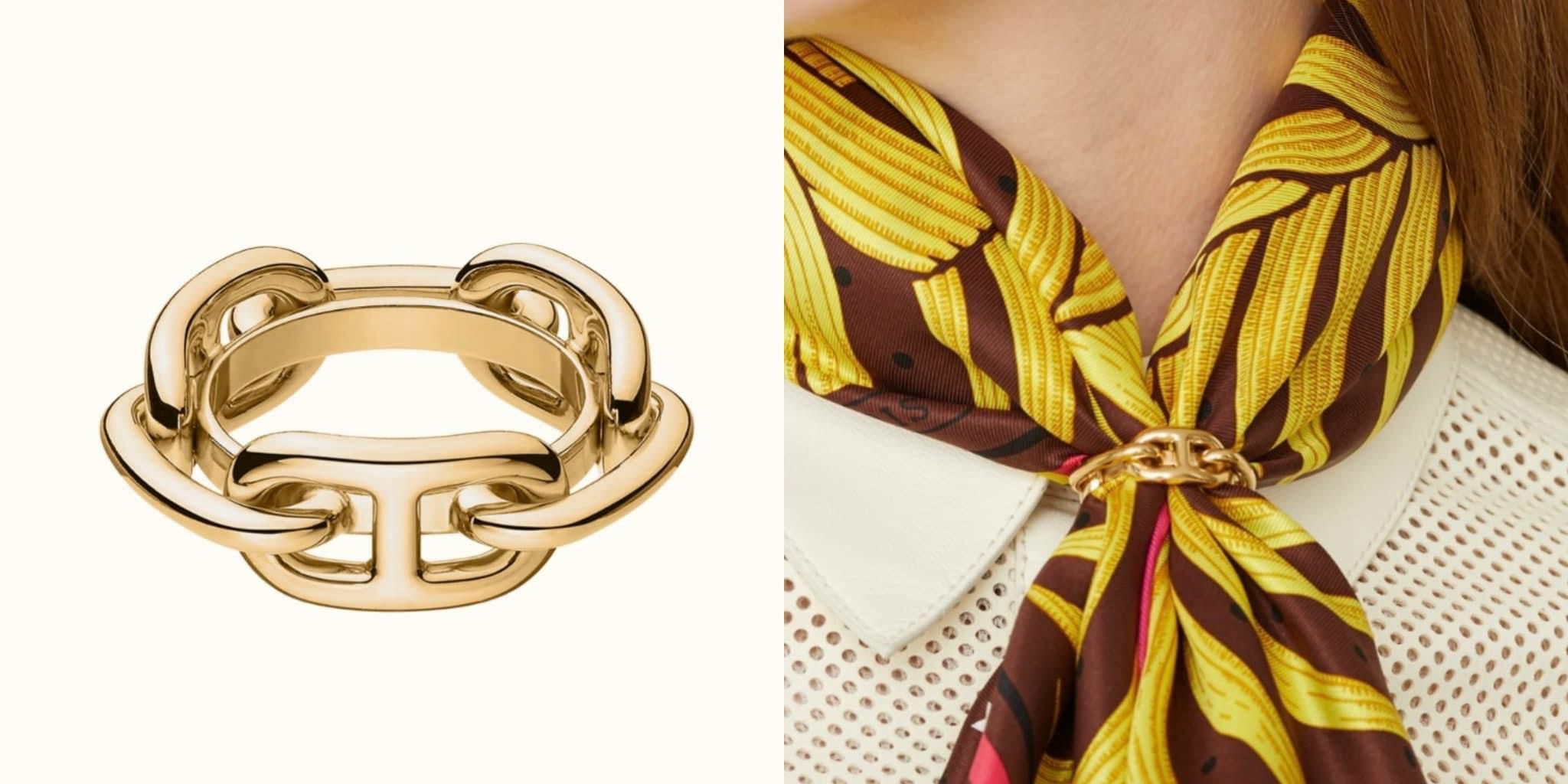 HERMES Scarf ring