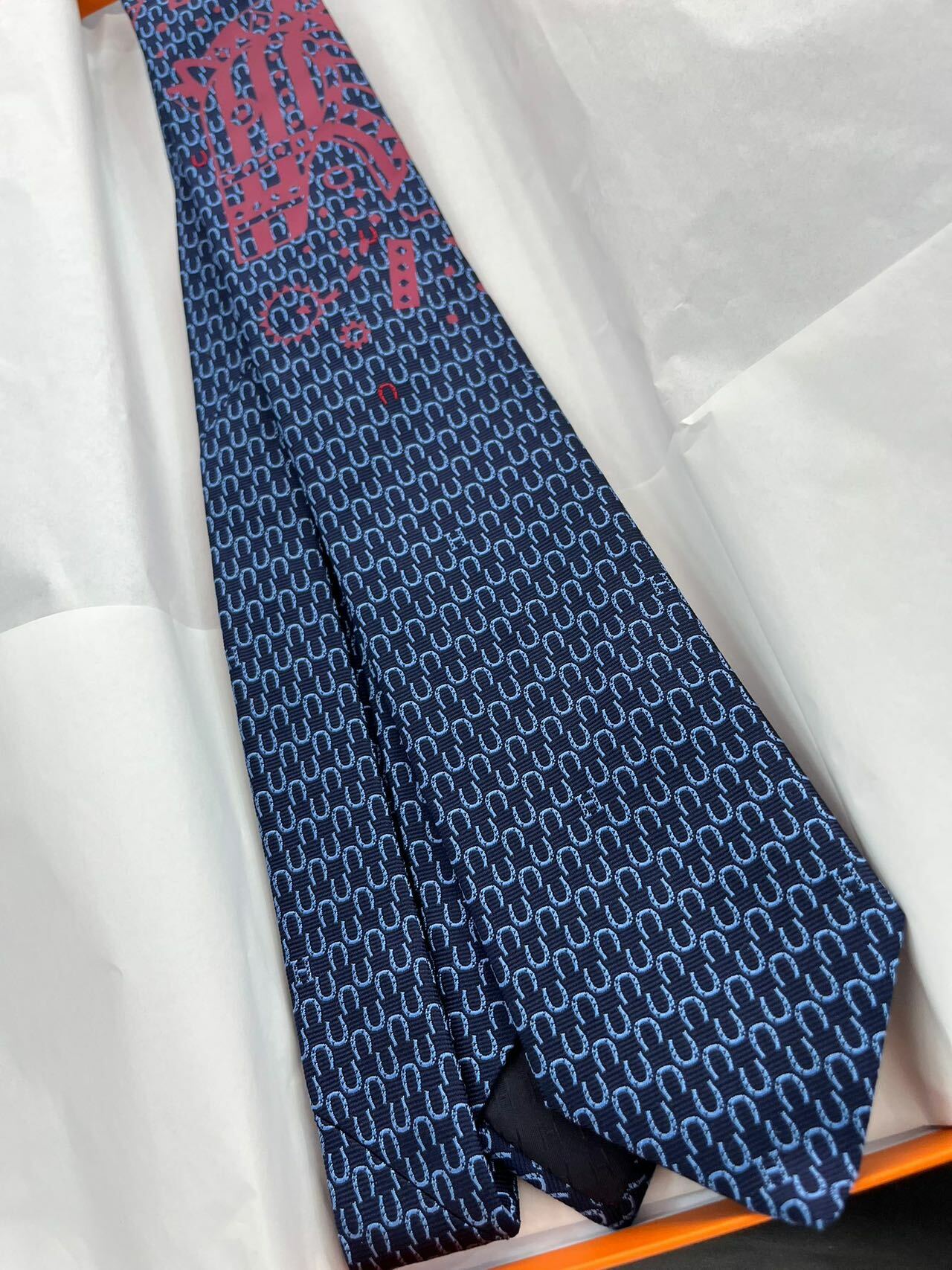 HERMES TIE 大馬頭特別版-M