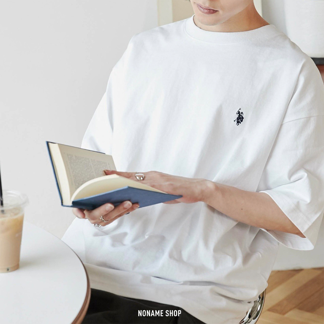 WEGO x U.S.POLO ASSN LOGO 聯名 刺繡 短T 四色 (男款)