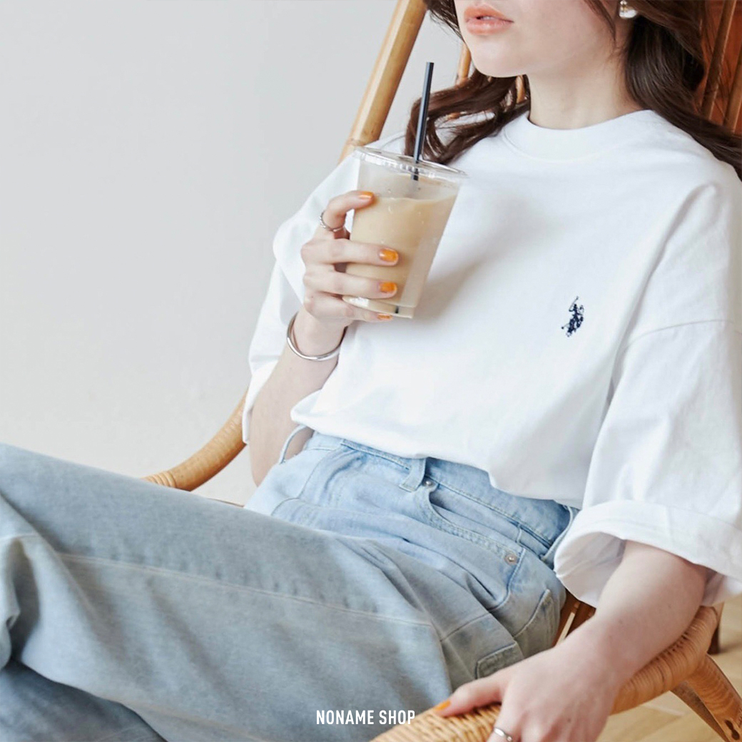 WEGO x U.S.POLO ASSN LOGO 聯名 刺繡 短T 四色 (男款)