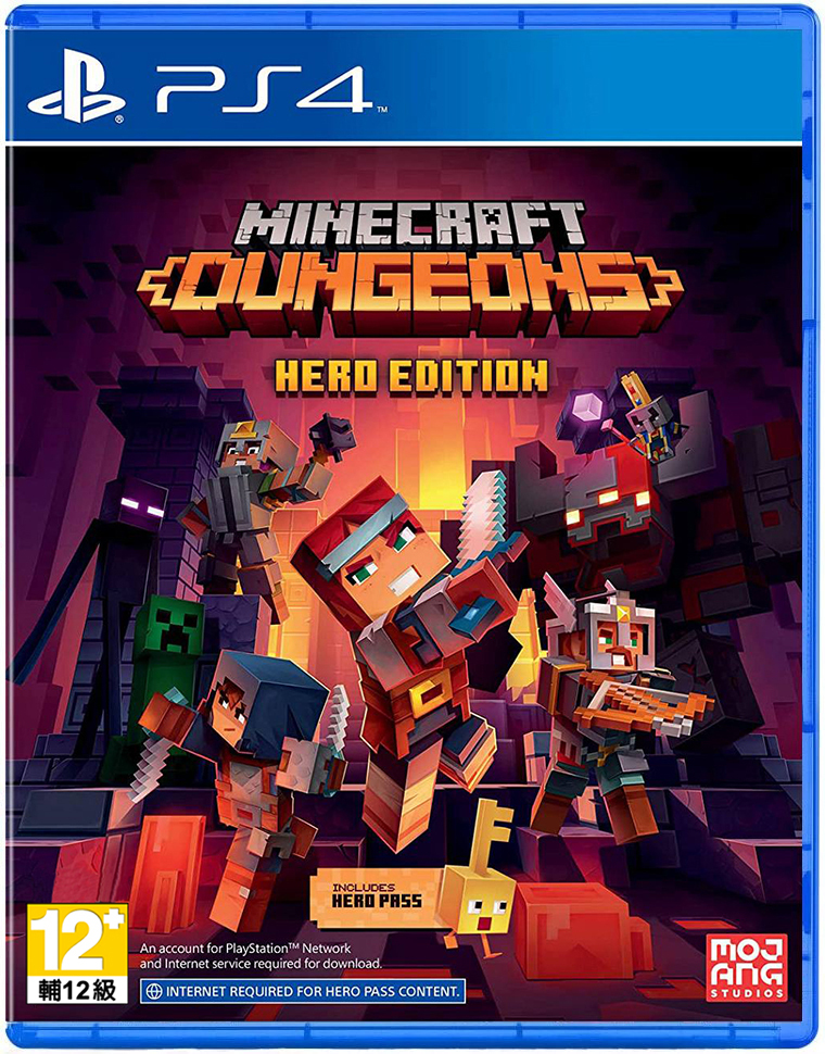 PS4 Minecraft Dungeons 我的世界：地下城 英雄英日文版