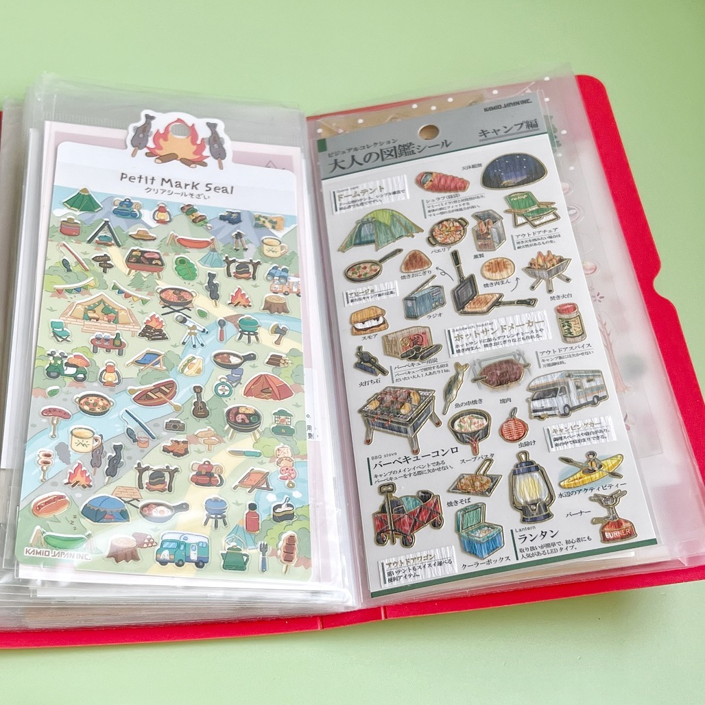 日本KING JIM ． 長條貼紙收納冊