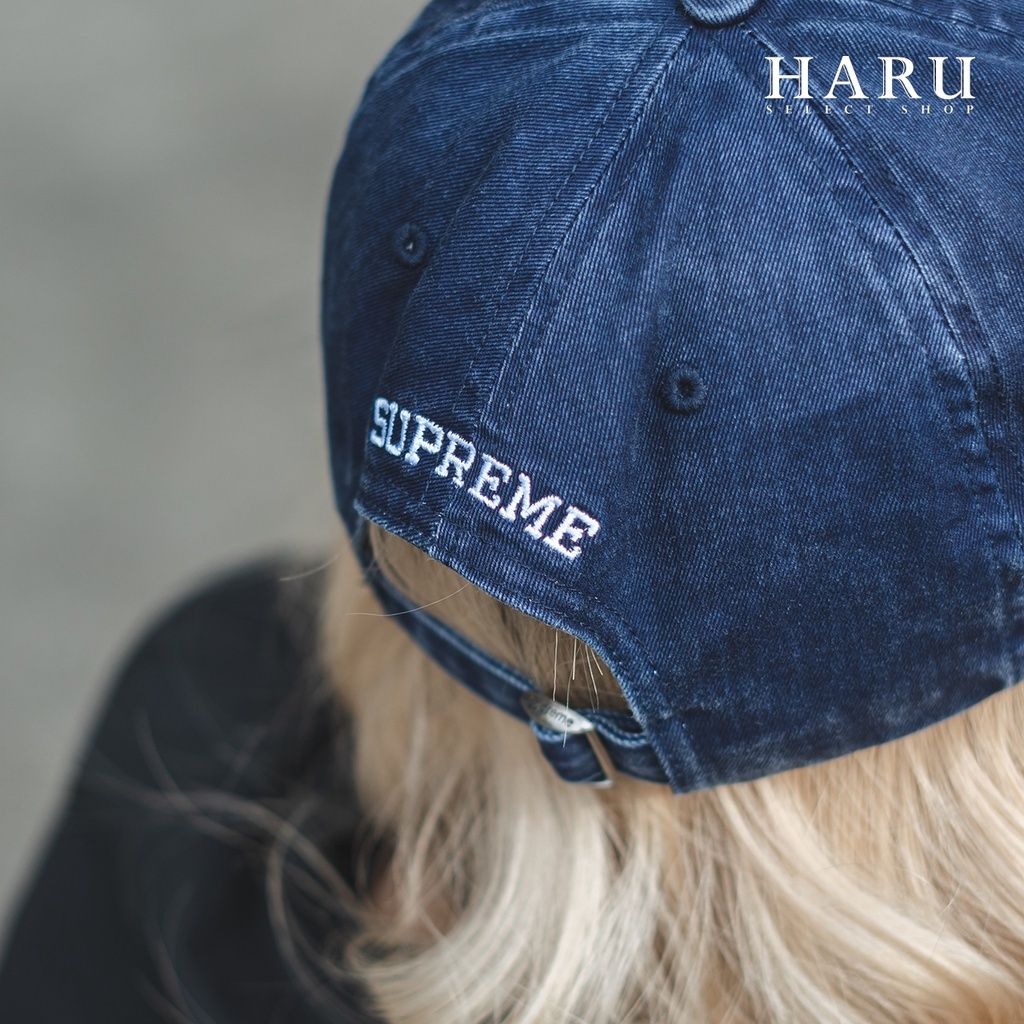 現貨Supreme FW22 Pigment Print S Logo 6-Panel 水洗大S 刺繡老
